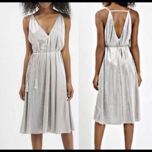 Topshop silver dress